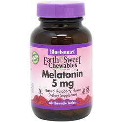 Аминокислоты Bluebonnet Nutrition Earth Sweet Chewables Melatonin 5 mg 60 tab