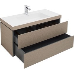 Тумба под умывальник Duravit L-Cube 100/2 (коричневый)