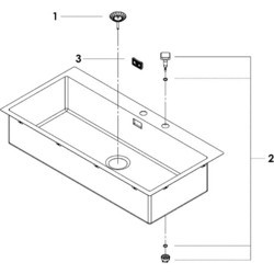 Кухонная мойка Grohe K800 31586SD1