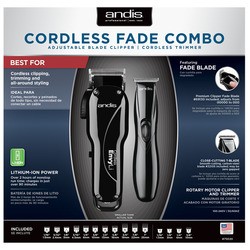 Машинка для стрижки волос Andis Cordless Fade Combo