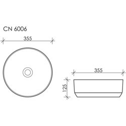 Умывальник Ceramica Nova Element CN6006