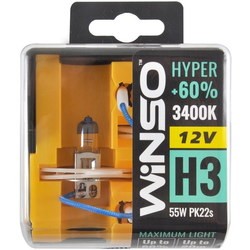 Автолампа Winso Hyper +60 H3 2pcs