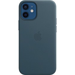 Чехол Apple Leather Case with MagSafe for iPhone 12 mini