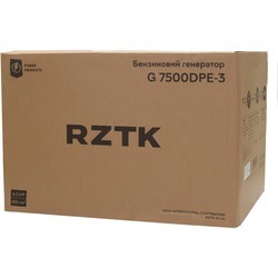 Электрогенератор RZTK G 7500DPE-3