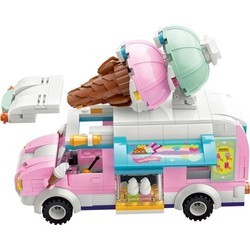 Конструктор Qman Pink Ice Cream Van 2029