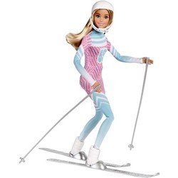 Кукла Barbie Pink Passport Skier FDR57