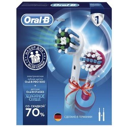 Электрическая зубная щетка Braun Oral-B PRO 500 Cross Action + D12 Kids