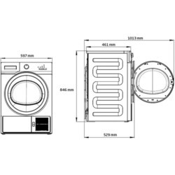 Сушильная машина Beko EDF 7434 GXA