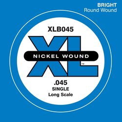 Струны DAddario Single XL Nickel Wound Bass 045