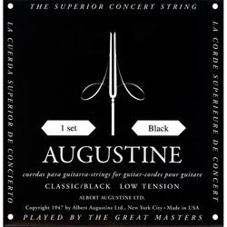 Струны Augustine Classic/Black Label Classical Guitar Strings Low Tension