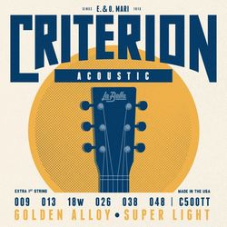 Струны La Bella Criterion Acoustic 9-48