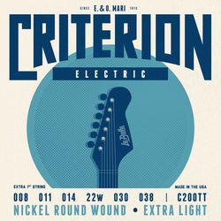 Струны La Bella Criterion Electric 8-38