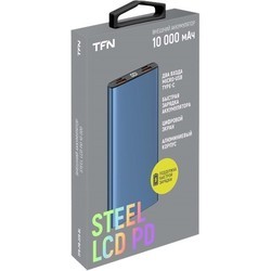Powerbank аккумулятор TFN Steel LCD PD 10000