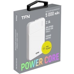 Powerbank аккумулятор TFN Power Core 5000 (черный)