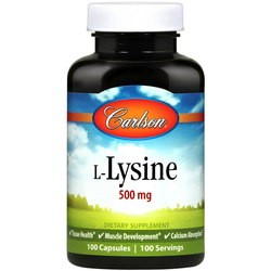 Аминокислоты Carlson Labs L-Lysine 500 mg