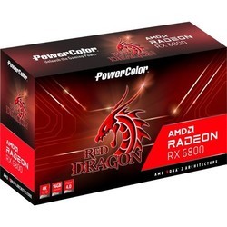 Видеокарта PowerColor Radeon RX 6800 Red Dragon AXRX 6800 16GBD6-3DHR/OC