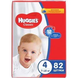 Подгузники Huggies Classic 4 / 82 pcs