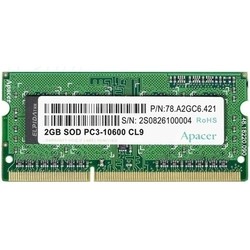 Оперативная память Apacer DDR3 SO-DIMM 1x2Gb
