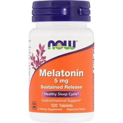 Аминокислоты Now Melatonin 5 mg 60 cap