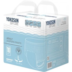 Подгузники Yokosun Softcare Pants L / 10 pcs