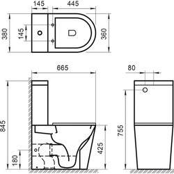 Унитаз BelBagno Sfera-R BB2141CPR