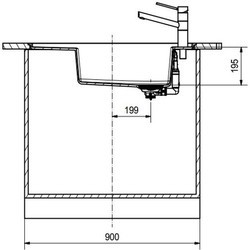 Кухонная мойка Franke Fresno FSG 211 (бронзовый)