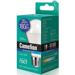 Лампочка Camelion LED20-A65 20W 6500K E27