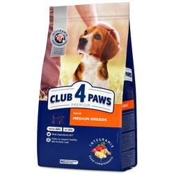 Корм для собак Club 4 Paws Adult Medium Breeds 14 kg