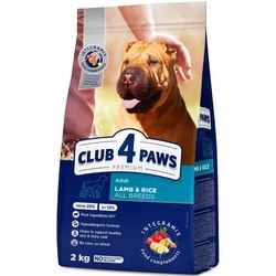 Корм для собак Club 4 Paws Adult All Breeds Lamb/Rice 2 kg