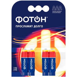 Аккумулятор / батарейка FOTON 4xAAA Alkaline
