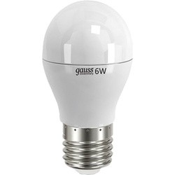 Лампочка Gauss LED ELEMENTARY G45 6W 4100K E27 53226 10 pcs