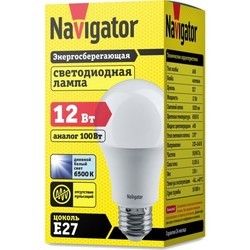 Лампочка Navigator NLL-A60-12-230-2.7K-E27