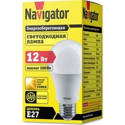 Лампочка Navigator NLL-A60-12-230-4K-E27