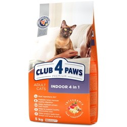 Корм для кошек Club 4 Paws Indoor 4 in 1 14 kg