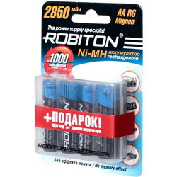 Аккумулятор / батарейка Robiton 4xAA 2850 mAh + box
