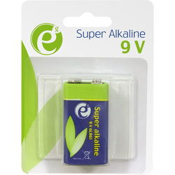 Аккумулятор / батарейка EnerGenie Super Alkaline 1xKrona