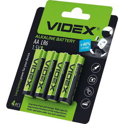 Аккумулятор / батарейка Videx 4xAA Alkaline