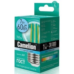 Лампочка Camelion LED7-G45-FL 7W 3000K E27