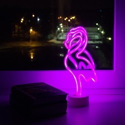 Настольная лампа Start Neon flamingo