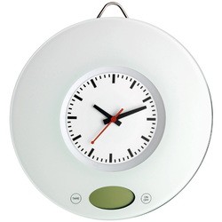 Весы TFA Round Scales with Quartz Clock