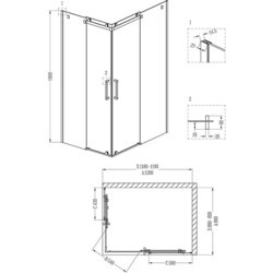 Душевая кабина Grossman Cosmo GR-1120R