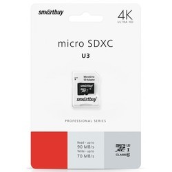 Карта памяти SmartBuy microSDXC Class 10 U1 Pro 256Gb