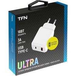 Зарядное устройство TFN Ultra x2 USB+Type C QC+PD 18W