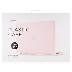 Сумка для ноутбука VLP Plastic Case for MacBook Pro 13 2020 (розовый)