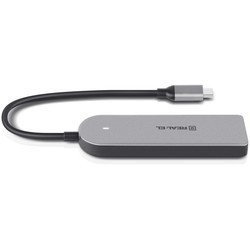 Картридер / USB-хаб REAL-EL CQ-415