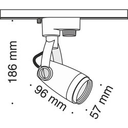 Прожектор / светильник Maytoni Track lamps TR001-1-GU10-B