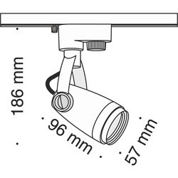 Прожектор / светильник Maytoni Track lamps TR001-1-GU10-W