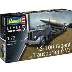 Сборная модель Revell SS-100 Gigant with Transporter and V2 (1:72)
