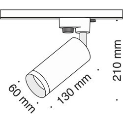 Прожектор / светильник Maytoni Track lamps TR004-1-GU10-CH