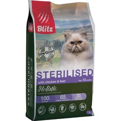 Корм для кошек Blitz Sterelised Chicken/Live 5 kg